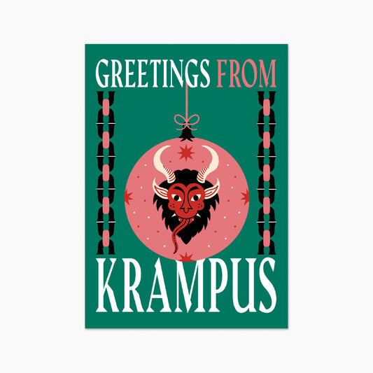 Greetings from Krampus - Postcard