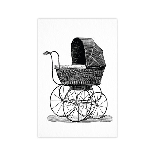 Baby Carriage - Ahoy Vintage Postcard