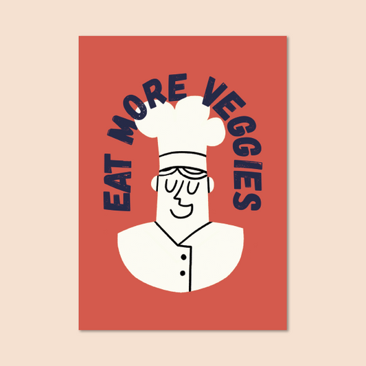 Eat More Veggies - Stampa A5