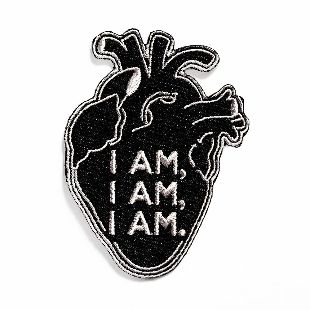 I am I am I am - Sylvia Plath inspired iron-on Embroidered Patch