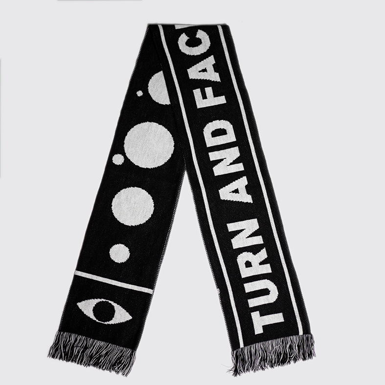 Solar System - "David Bowie inspired" Knitted Football Scarf