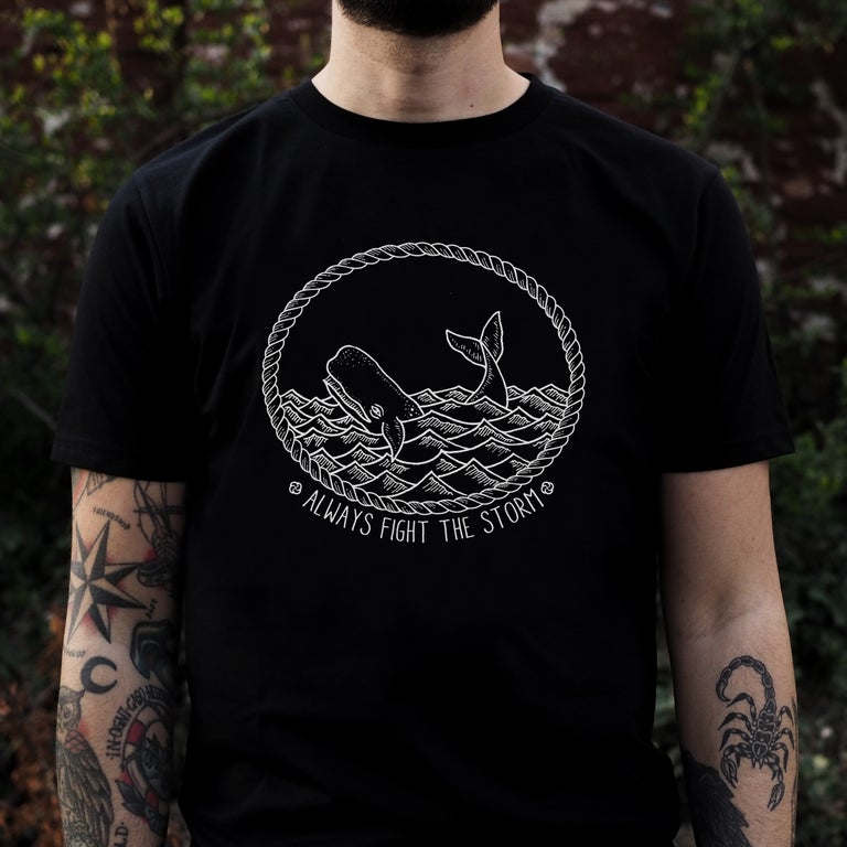 Always Fight The Storm - T-Shirt in cotone biologico