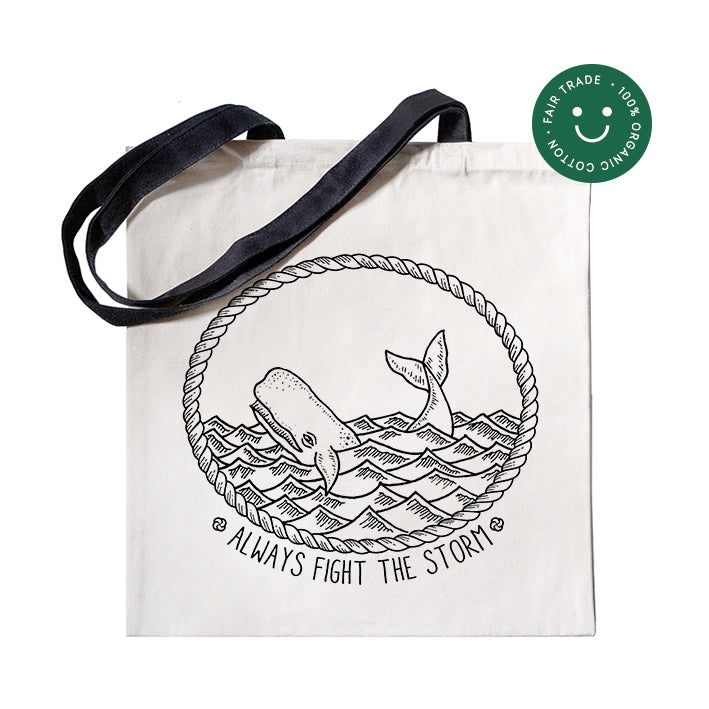 Always Fight the Storm - Tote Bag
